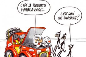 dessin : Paris-Dakar la dure loi du désert