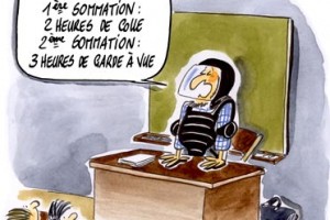 dessin : Prof et Flic à la fois