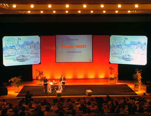 Animation de congrès exemple de salle de congrès Salle de congrès